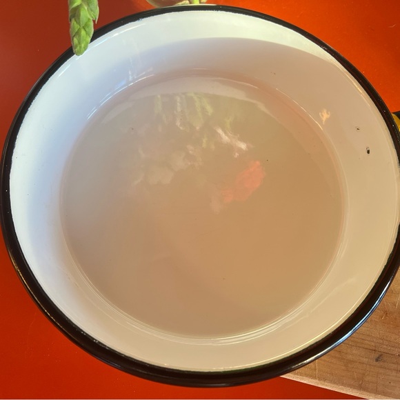 Enamel Ware Huta Silesia Made in Poland bright Yellow 10” Skillet Pan Vintage - Picture 5 of 7